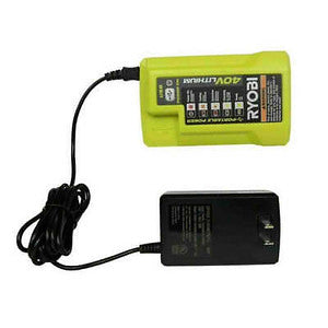 Ryobi - 140407001 - 40V Battery Charger w/ USB for RY401011VNM, RY401012VNM