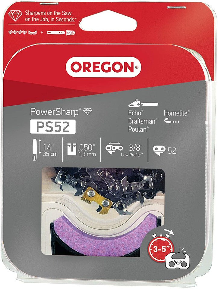 Oregon - PS52 - PowerSharp Chain and Stone - 14", 3/8" LP, .050", 52DL