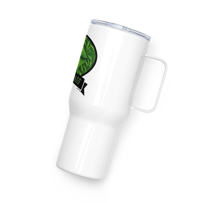 Kiss My Grass w/Lips Travel Mug