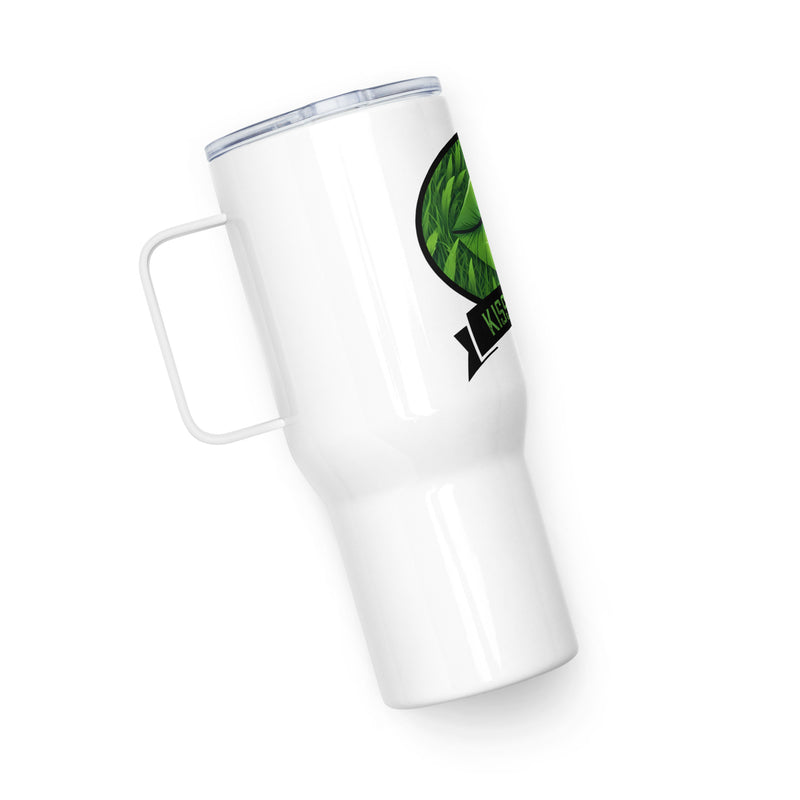 Kiss My Grass w/Lips Travel Mug