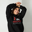 Red Dog Supplies Hoodie - Red & White