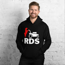 RDS Hoodie - Red & WhIte