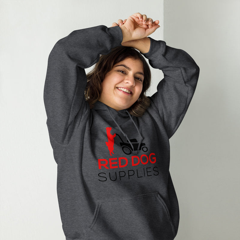 Red Dog Supplies Hoodie - Red & Black