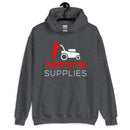 Red Dog Supplies Hoodie - Red & White