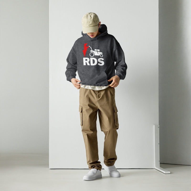 RDS Hoodie - Red & WhIte