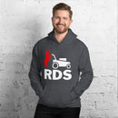 RDS Hoodie - Red & WhIte