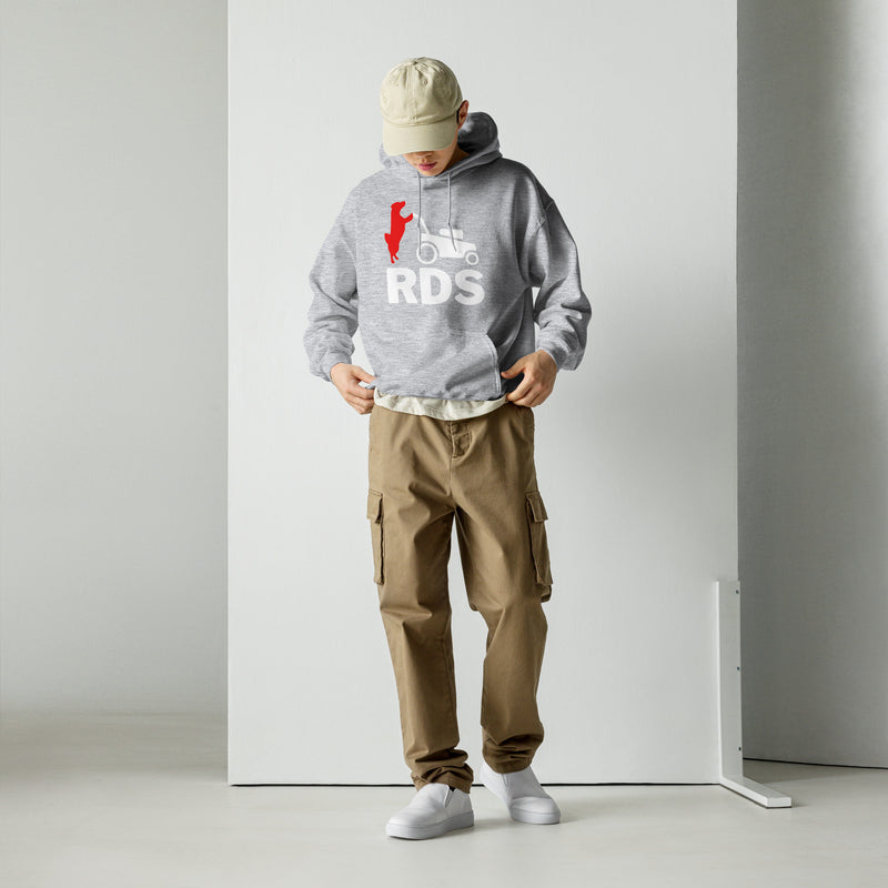 RDS Hoodie - Red & WhIte