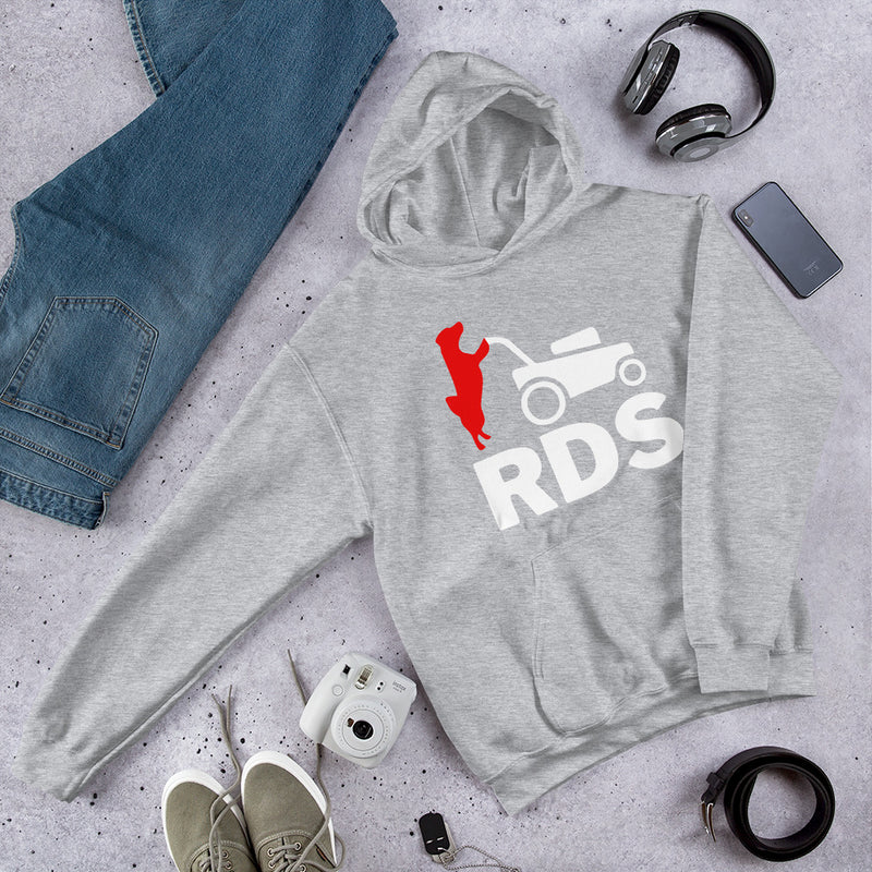 RDS Hoodie - Red & WhIte