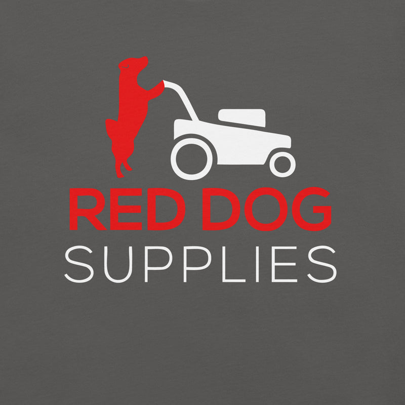 Red Dog Supplies T Shirt - Red & White