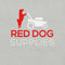 Red Dog Supplies T Shirt - Red & White