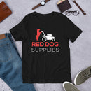 Red Dog Supplies T Shirt - Red & White