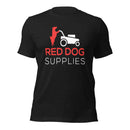 Red Dog Supplies T Shirt - Red & White