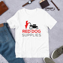 Red Dog Supplies T Shirt - Red & Black