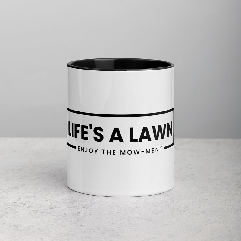 Life's A Lawn Color Mug