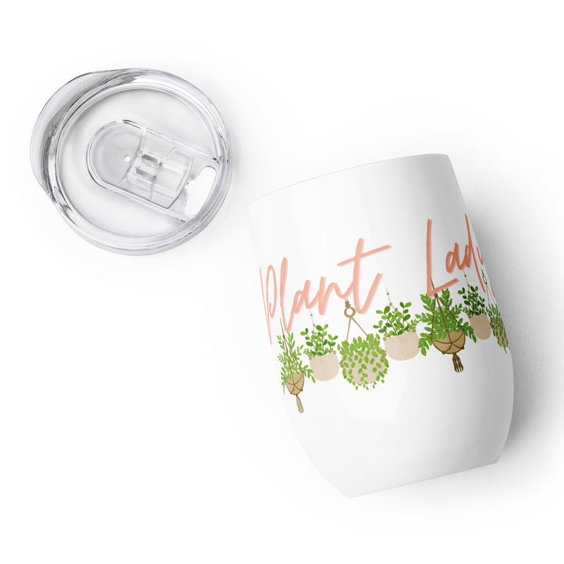 Plant Lady Wine Tumbler