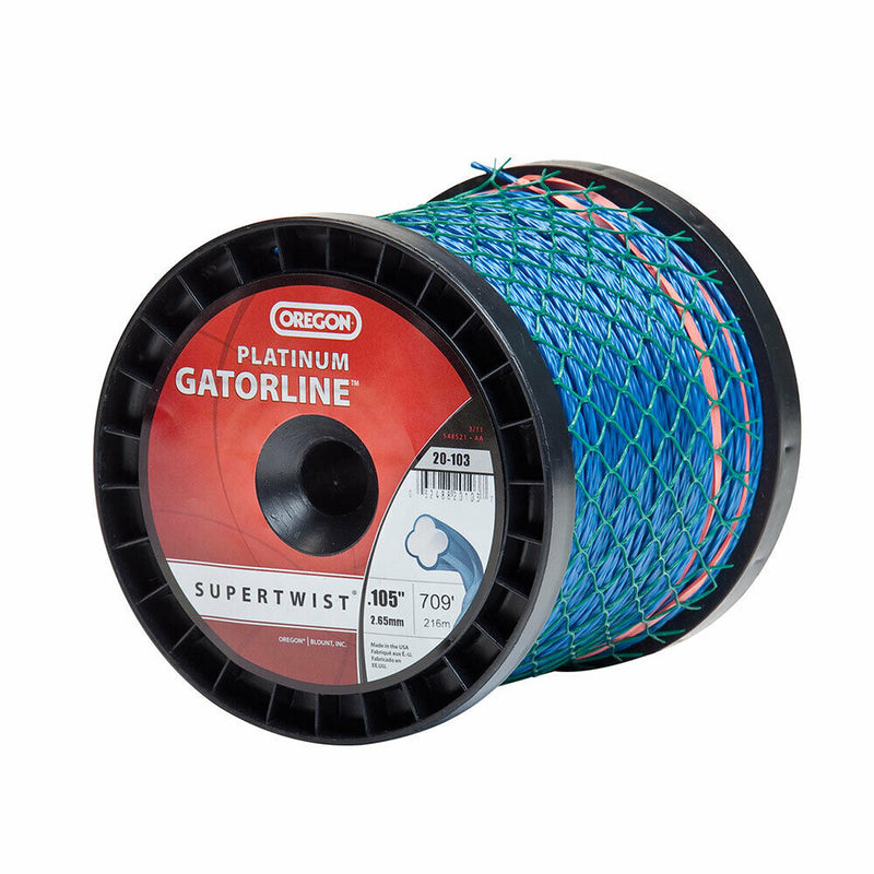 Oregon Trimmer Line - 20-103 - Platinum Gatorline - Supertwist - .105" Gauge, 3 lb. Spool, 709 Feet