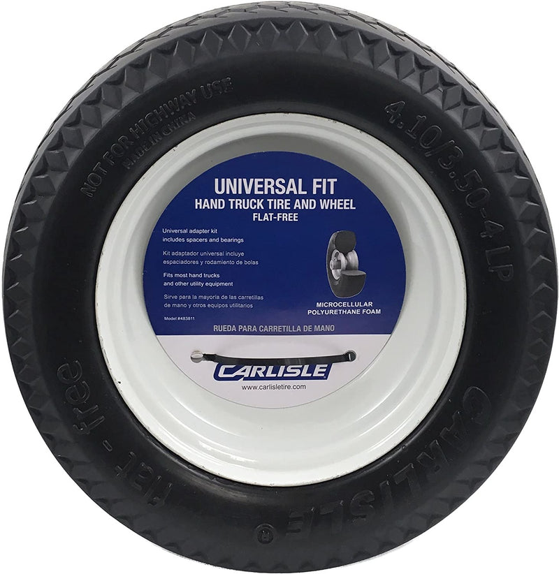 Carlisle Tire - 483811 - 10.30x3.20, 2.25" Hub Universal Hand Truck Flat Free