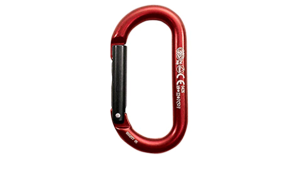 KONG - 710RN0400KK - Oval Straight Gate Non-Locking Aluminum Carabiner