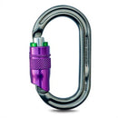 KMM - A324 - Titanium/purple Durolock Aluminum Carabiner