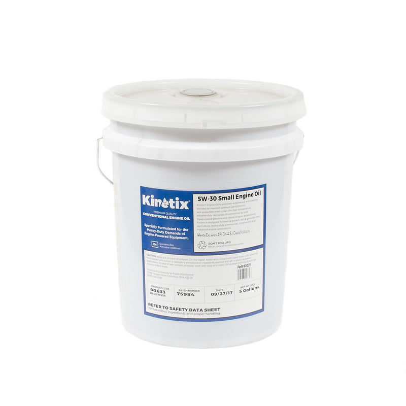 Kinetix - 80020 - 5W-30 Engine Oil - 5 Gallon Pail