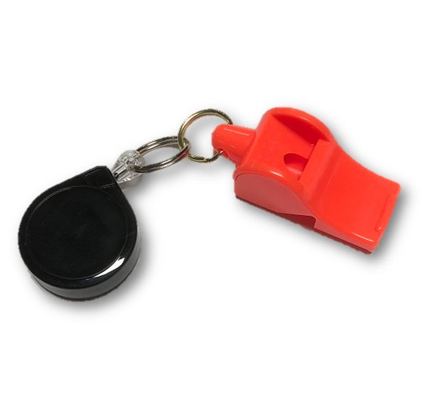 Fox 40 - 0027-06COMBO - Whistle & Retracting Lanyard – Orange