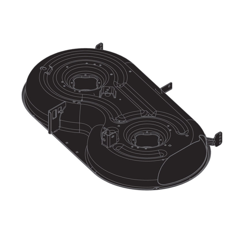 MTD - 983-04572A-0637 - 42" Deck Shell (Powder Black)