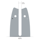 Oregon - 140SXEA074 - AdvanceCut Guide Bar, 14", 3/8" Low Profile Pitch, .050" Gauge, 50 Drive Links