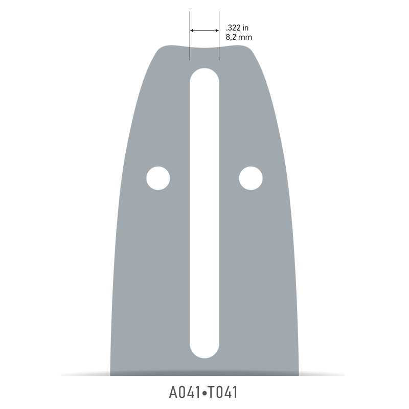 Oregon - 140SXEA041 - AdvanceCut Guide Bar, 14", 3/8" Low Profile Pitch, .050" Gauge, 52 Drive Links
